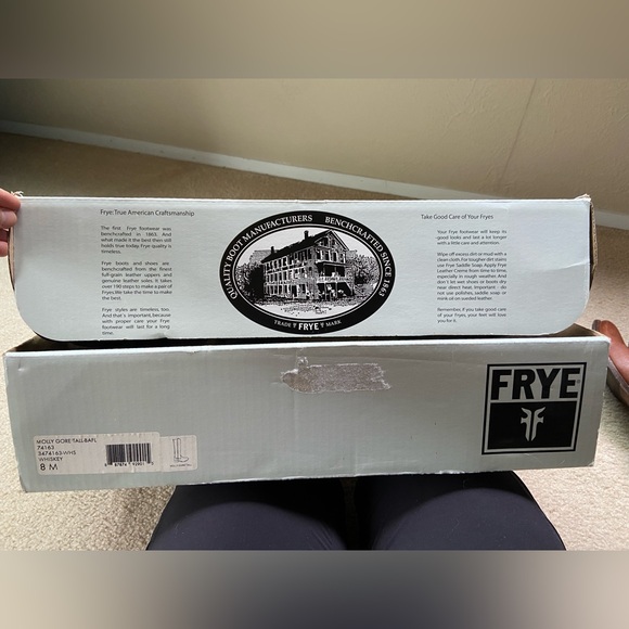 Frye Molly gore tall boot, Whiskey, size 8 - Picture 4 of 10